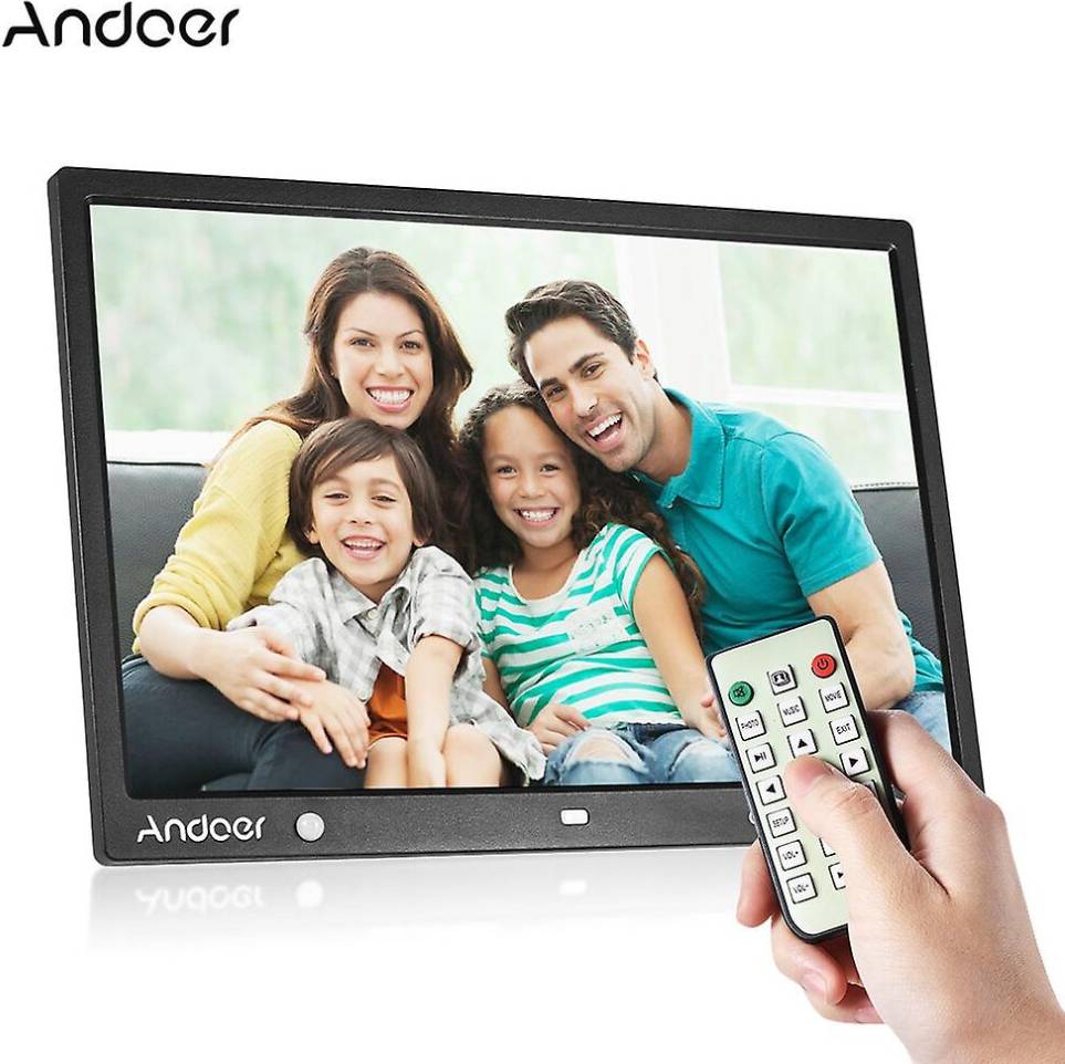 Andoer 15 Inch Large Screen LED Digital Photo Frame