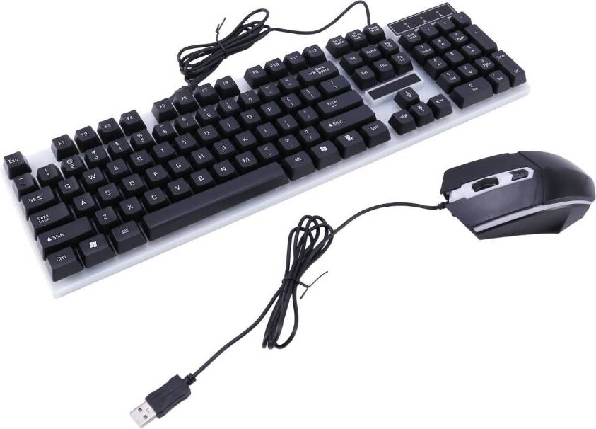 Typecat Gaming Keyboard Mouse Set Rainbow LED USB