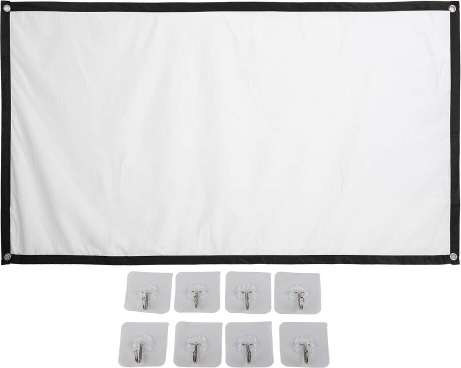 100" projector screen 100 Inch Portable Foldable Projector Screen