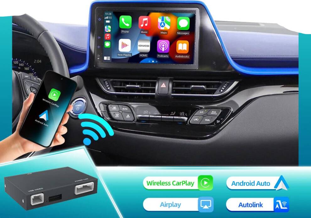 Touch2 Entune2.0 Wireless CarPlay Android Auto Adapter