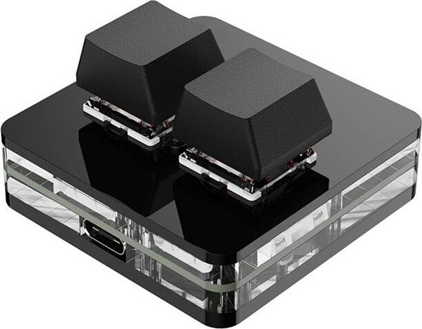Custom Mini 2 Key RGB Macro Keyboard