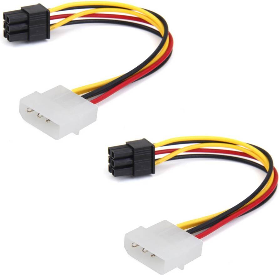 PCIe Express 6-Pin Female Adapter