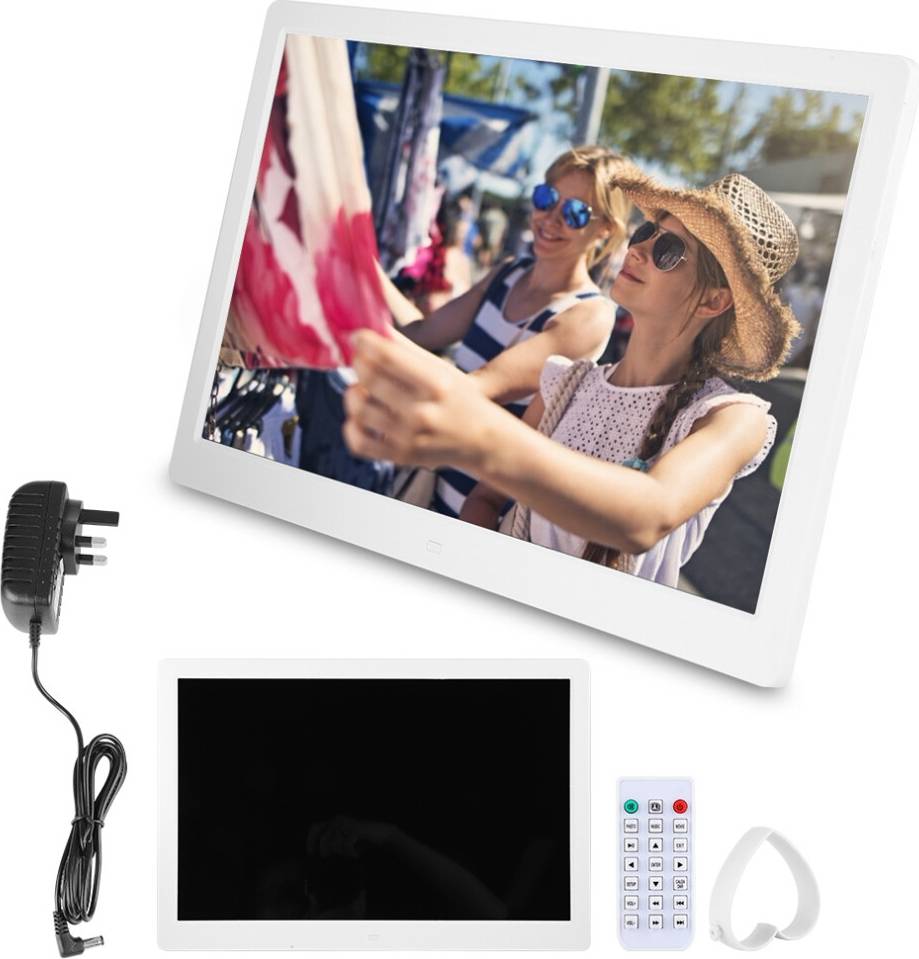 15.4 Inch HD Digital Photo Frame Alarm Clock