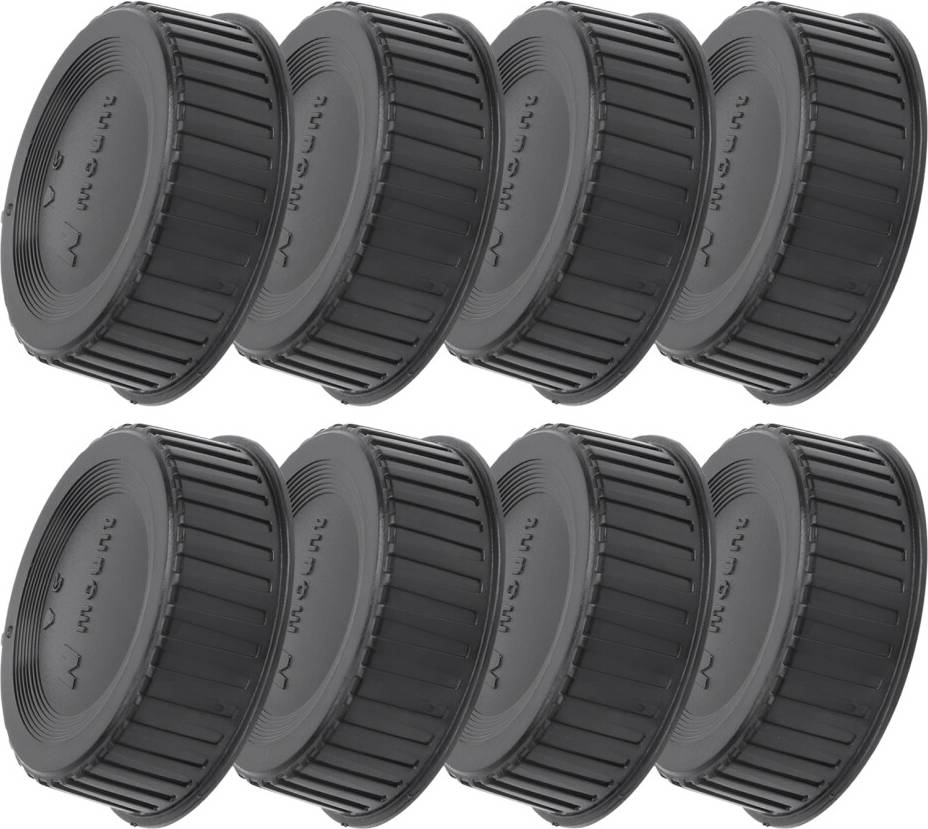 8Pcs Nikon F Mount Camera Back Cover Sets Rear Lens Cap