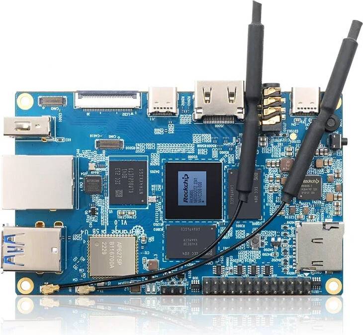 Orange Pi 5B Single Board Computer 16GB RAM 128GB eMMC RK3588S