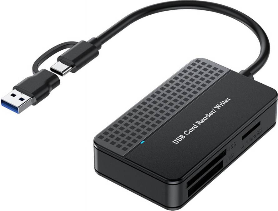 4-In-1 TF SD MS Card Reader Adapter