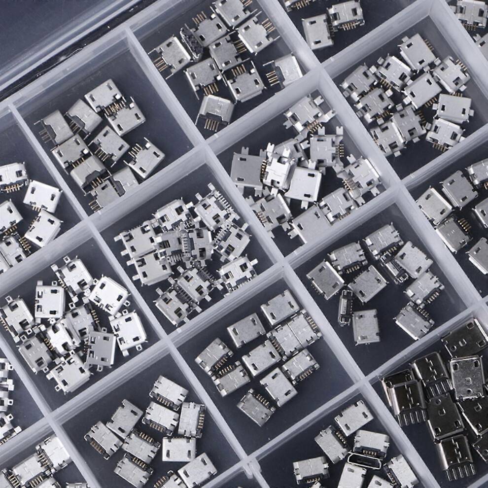 Micro USB Female Socket Connector 24 Models