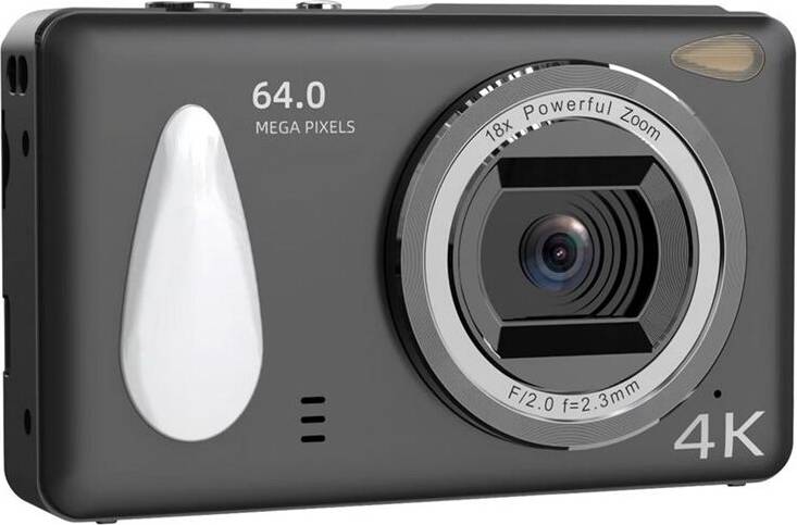 HD 4K Compact Digital Camera 2.4 Inch IPS