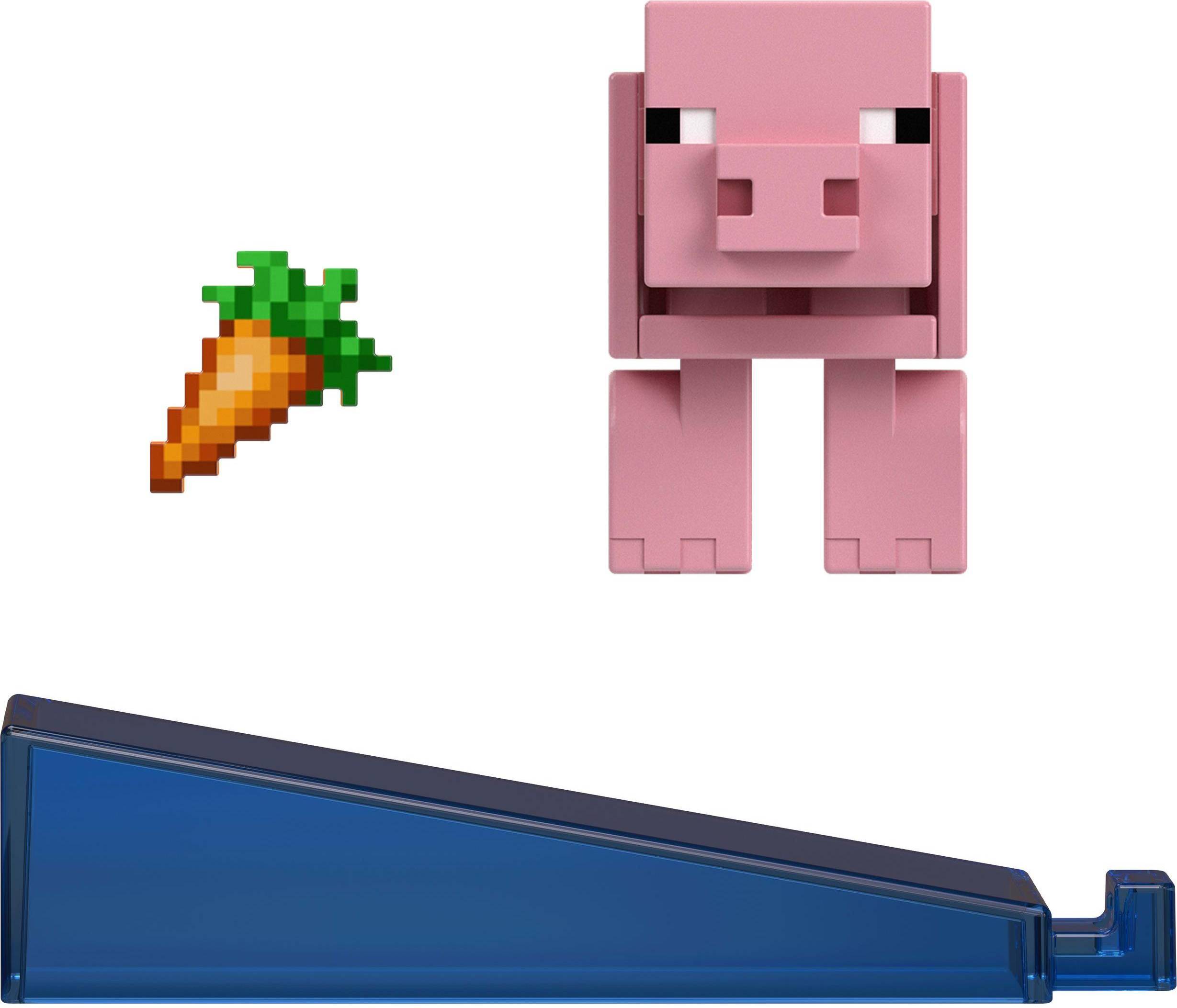 Mattel Minecraft Pig Action Figure Accessory Set