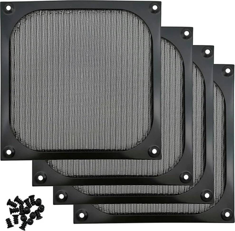 140mm Desktop Computer Case Fan Filter 4 Pack
