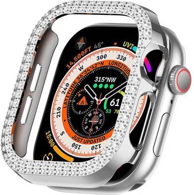 Apple Watch Series 10 46mm Double Row Rhinestone Case