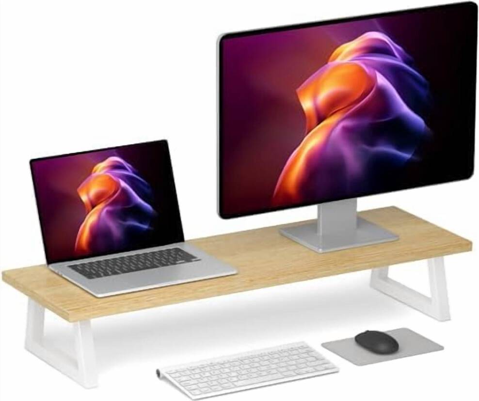 31.5 Inch Dual Monitor Riser