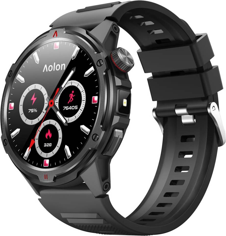 Military Smart Watch Waterproof with AMOLED Display
