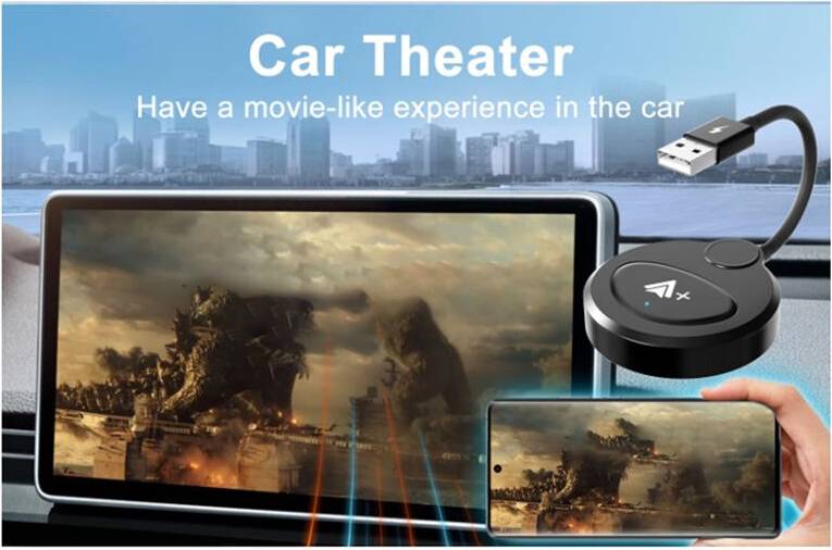 Android auto wireless adapter Spactz Wireless Android Auto Video Adapter