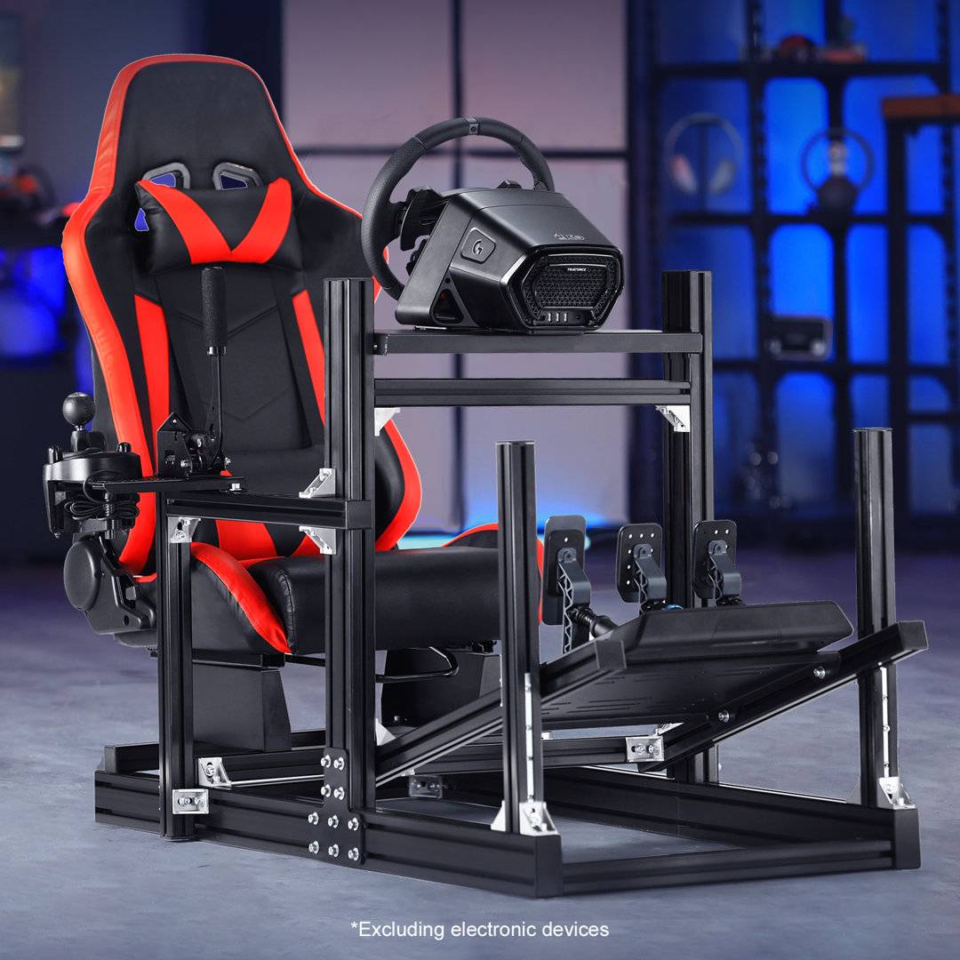 Wheel logitech g923 Inbox Zero F1 Racing Simulator Cockpit With Wheel Handbrake Shifter And Pedals