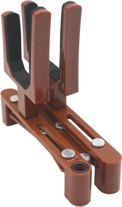 Professional Folding Violin Stand Coffee Color Display Rack