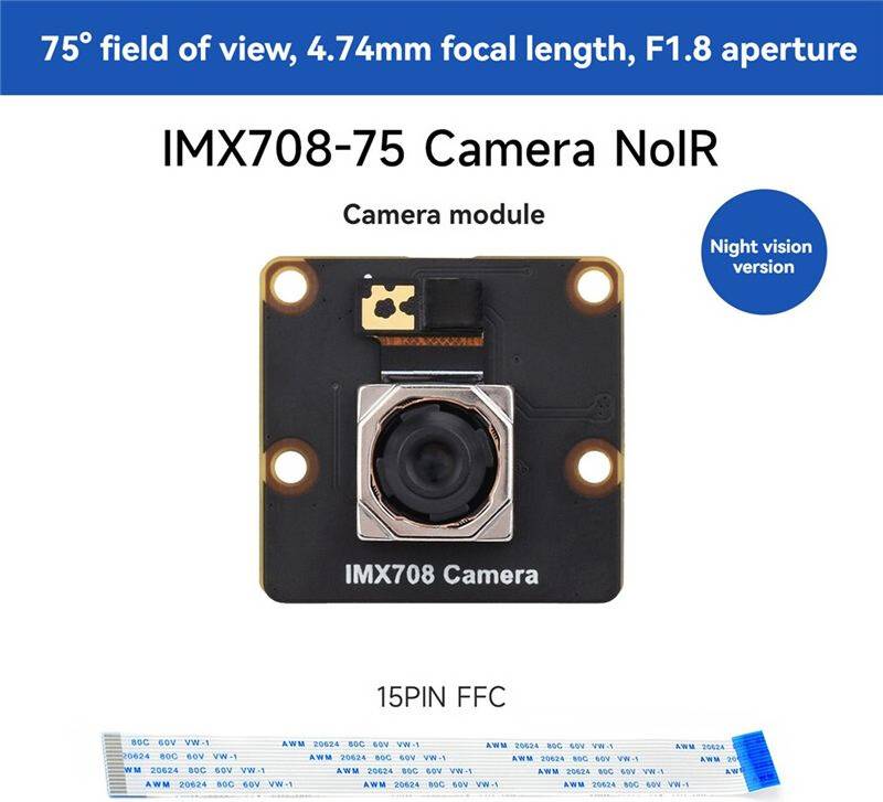 Exogio Raspberry Pi IMX708 12MP Autofocus Camera