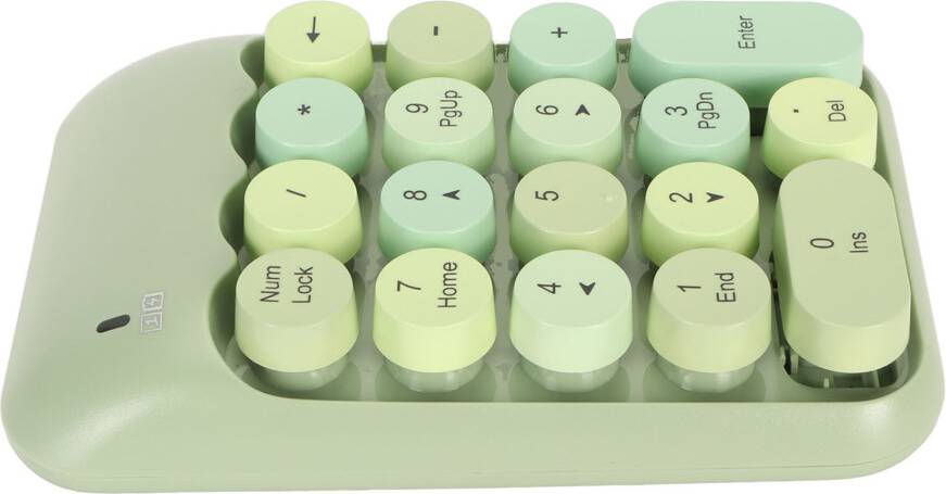 Wireless Numeric Keypad 2.4G 18-Key Low Noise Retro Caps