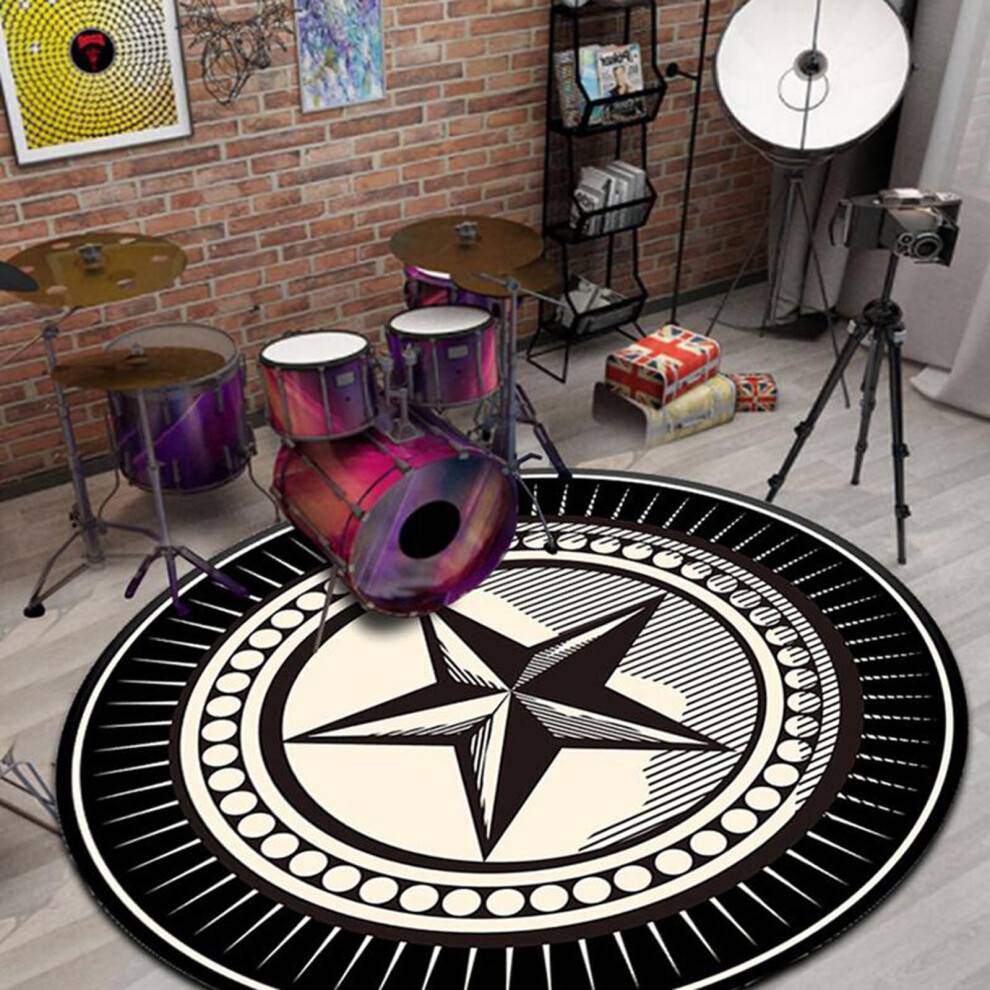 Soundproof Round Drum Rug Mat