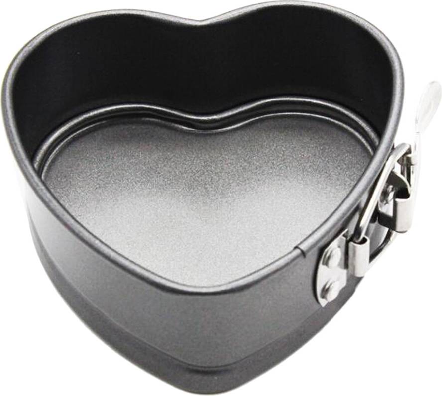 Heart cake tin Kitchen Craft Non-Stick Loose Base Spring Form Cake Tin Black Heart Springform