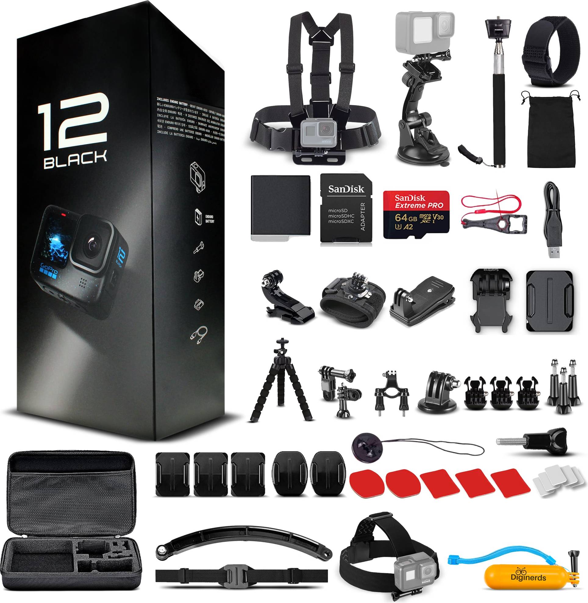 Gopro camera price GoPro HERO12 Waterproof Action Camera Kit