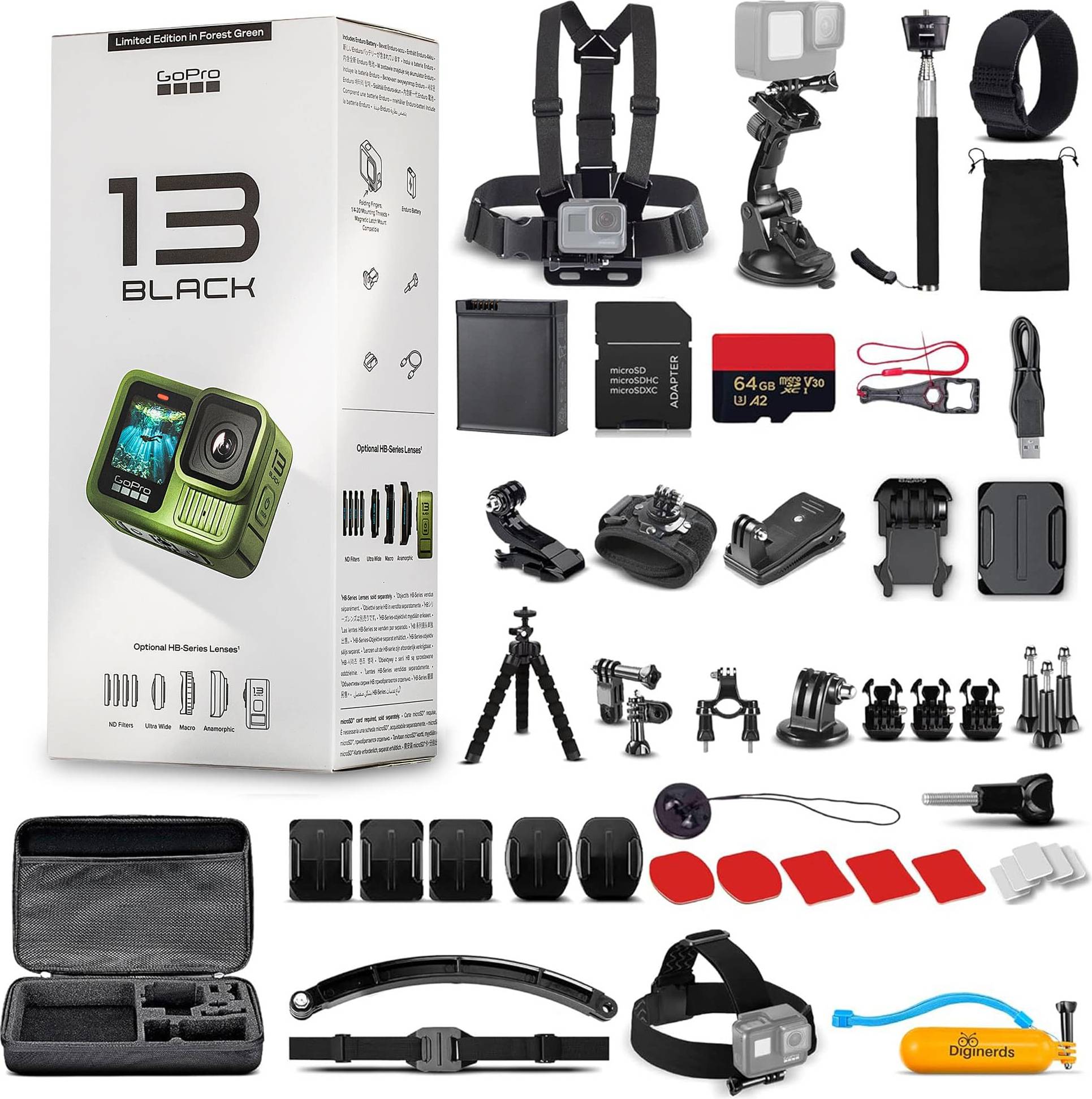 Hero13 GoPro HERO13 Waterproof Action Camera Kit