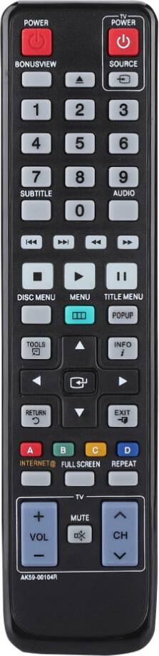 AK59-00104R Multifunction DVD Player Remote Control