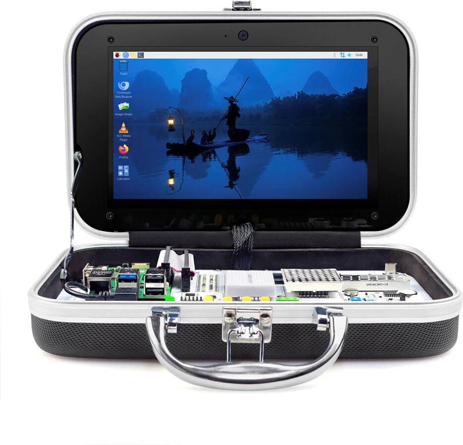 CrowPi 9-Inch Compact Educational Kit HD Touchscreen LCD