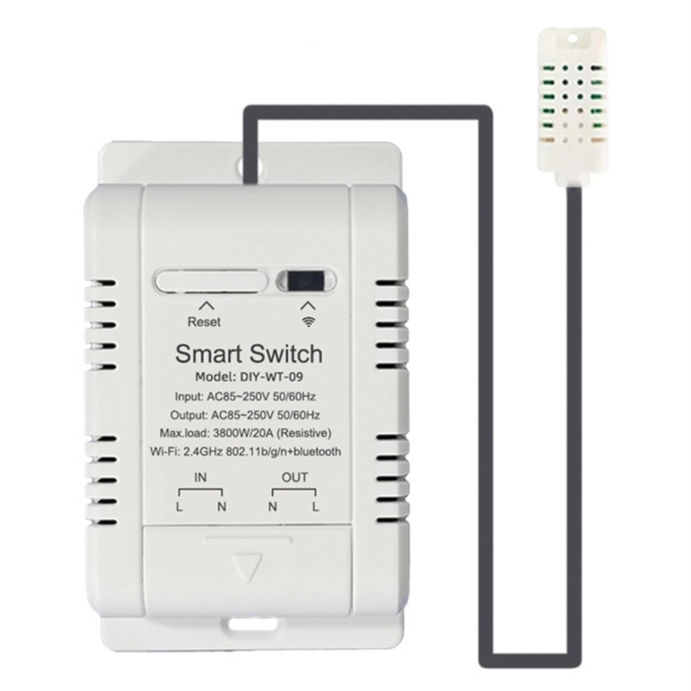 WiFi Temperature Humidity Switch 20A