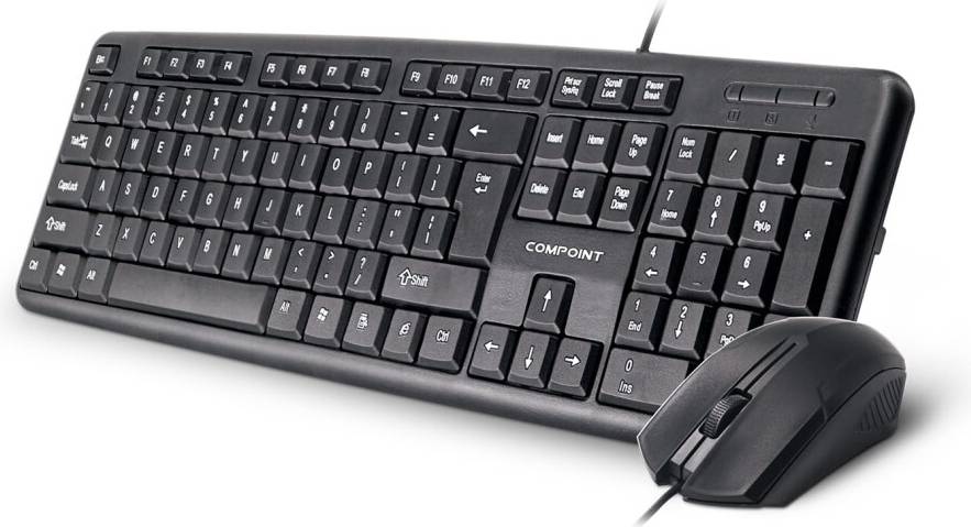 Dynamode Wired Keyboard Mouse Set USB 1000 DPI