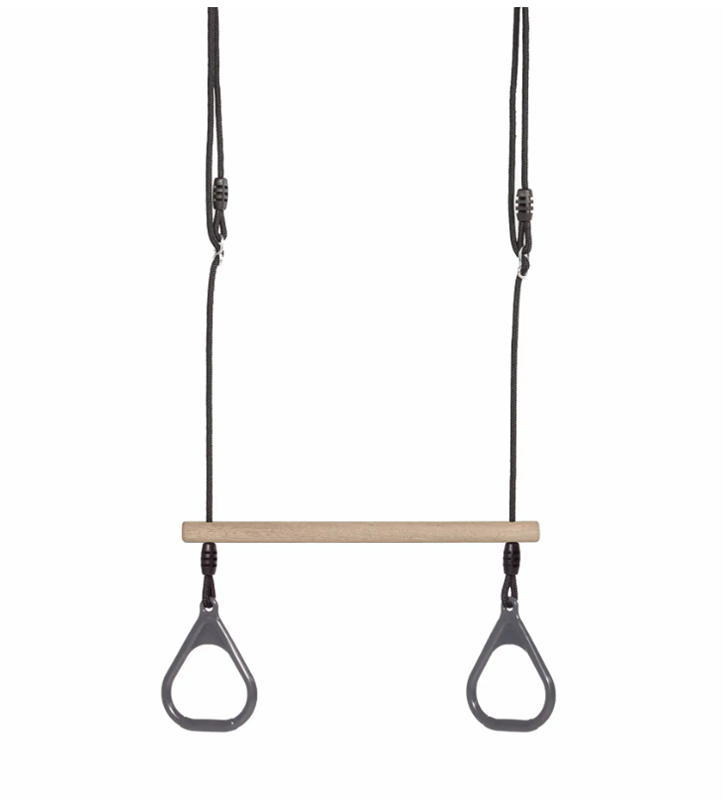 Plus Lux Trapezgynge M Ringe Gråsort