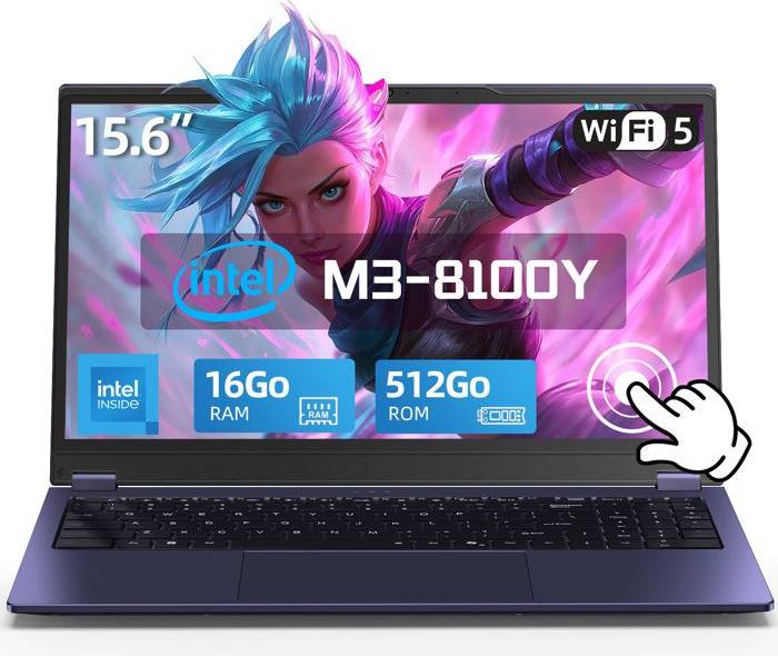 Ecran pc portable PC Portable 156 Écran Tactile Rotation 360° 16Go RAM 512Go SSD