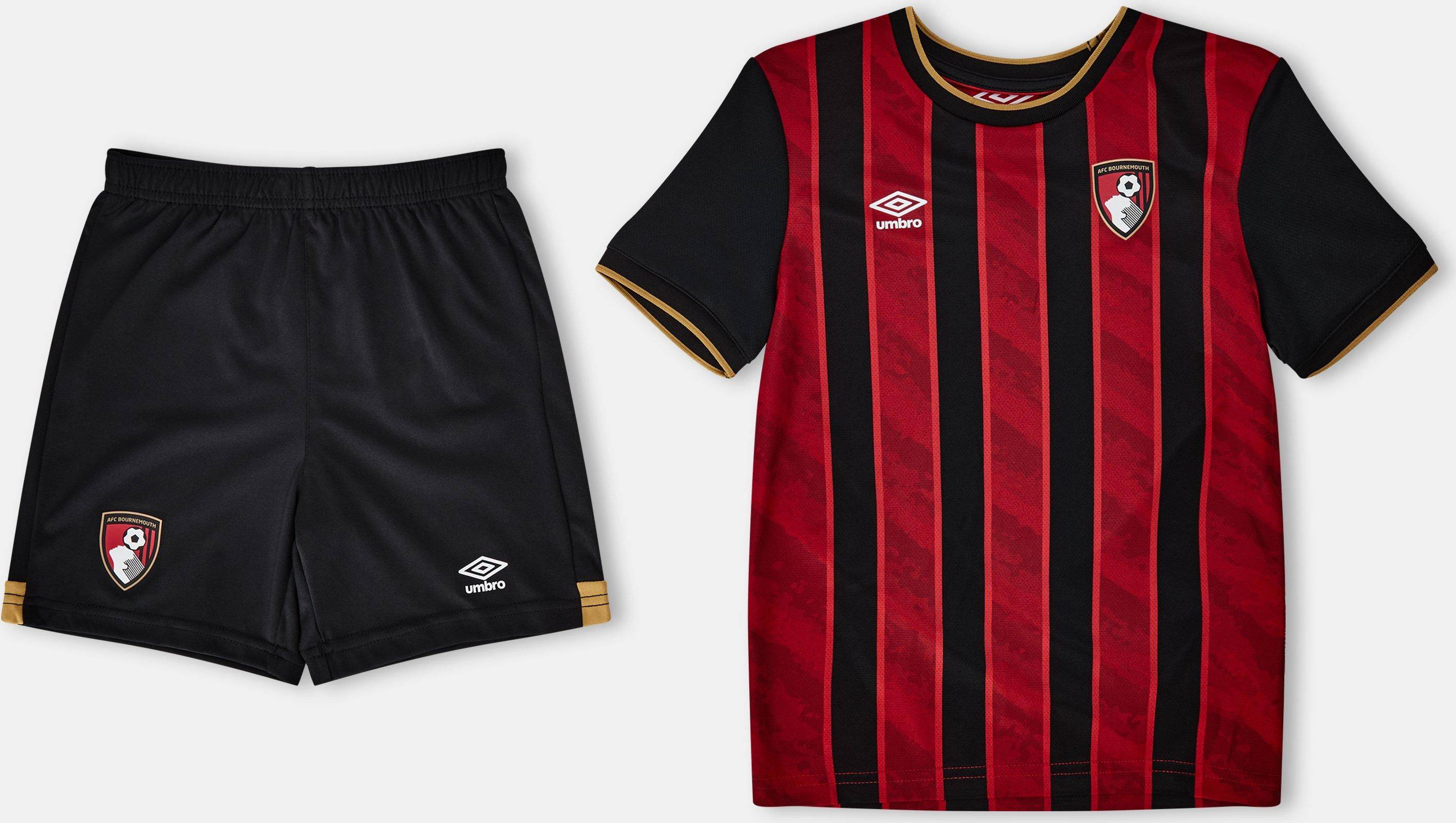 Castore Bournemouth Home Football Kit Kids