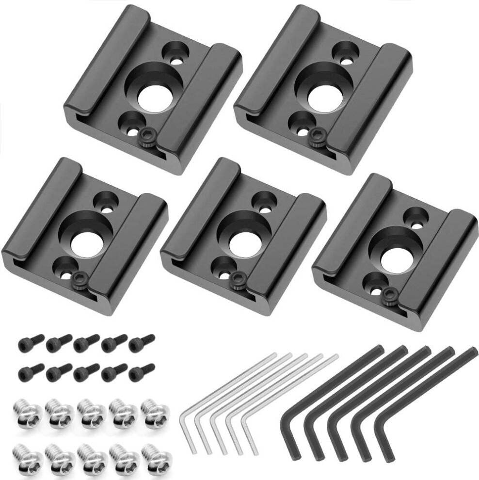 Cold Shoe Mount Adapter 1/4 Thread Hole