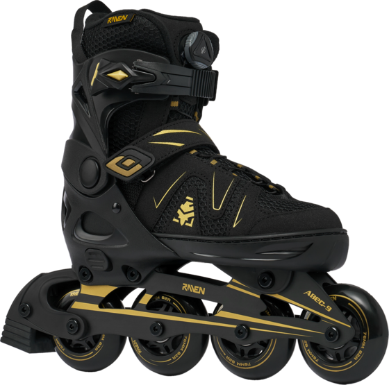 Raven Pulse Pro Inlines - Svart/Guld