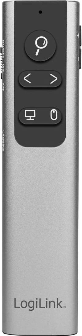 LogiLink Kabelloser Presenter mit Laserpointer Aluminium