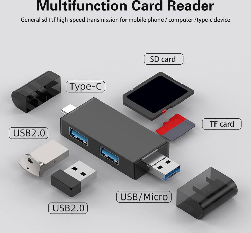 Micro sd card Micro SD Card Reader 6 In 1