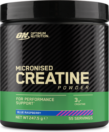 Optimum Nutrition Blue Raspberry Micronised Creatine Powder 247.5g
