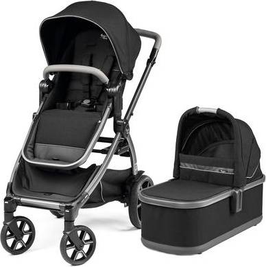 Peg-Pérego Agio Perego Z4 Stroller Bassinet Bundle Black Pearl