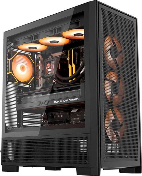 darkFlash Airnova Black Computer Case