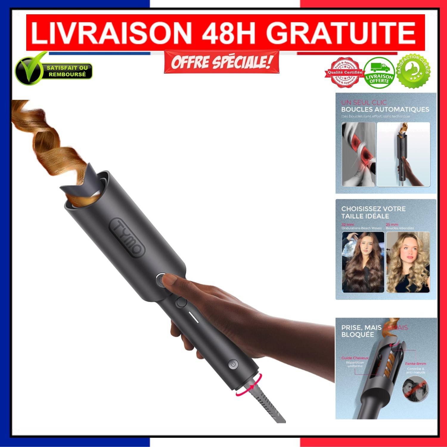 Curlpro Automatic Rotating Curling Iron
