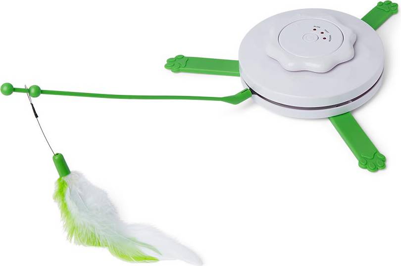 Pets at Home Invisible Flying Mouse 2 In 1 Cat Toy