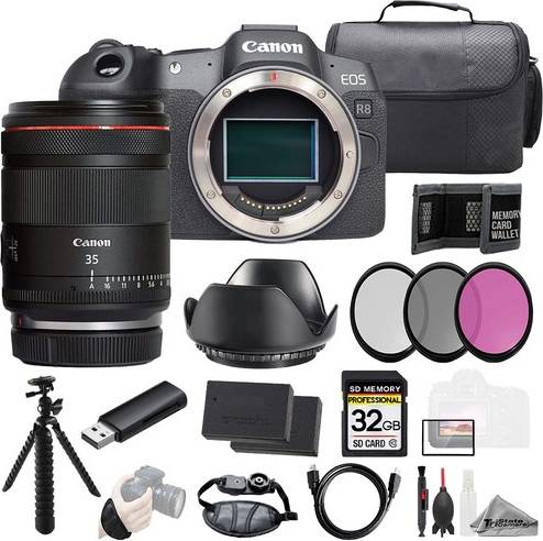Canon 35mm Canon Eos R8 RF 35mm F1.4 L VCM Lens Kit