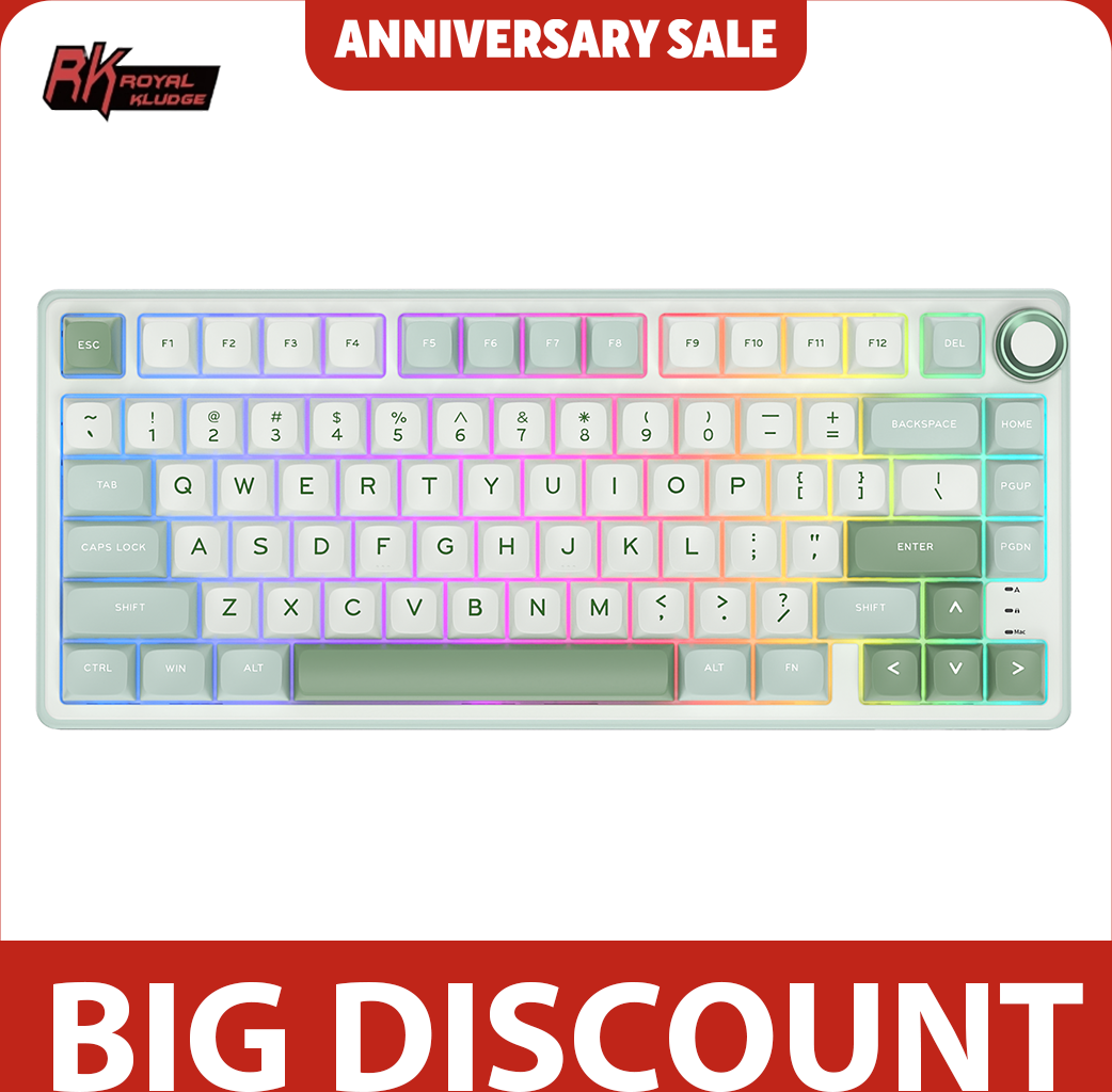 RK R75 Wired Mechanical Keyboard 80 Keys