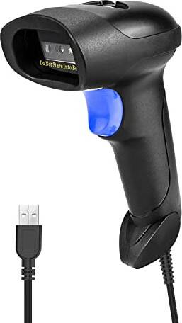 NetumScan USB 1D Wired Handheld Barcode Scanner