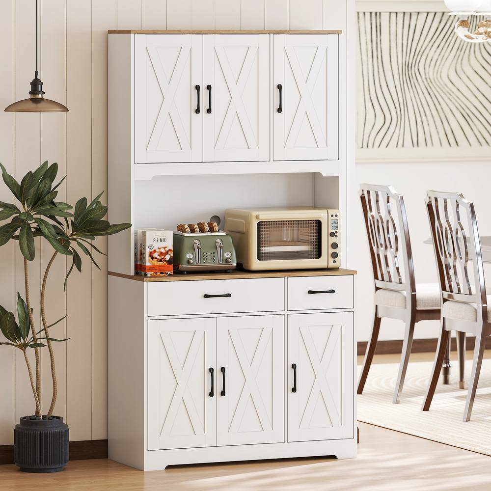 Tall Kitchen Pantry 175cm White