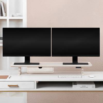 Jani Wood Monitor Stand Riser Desk