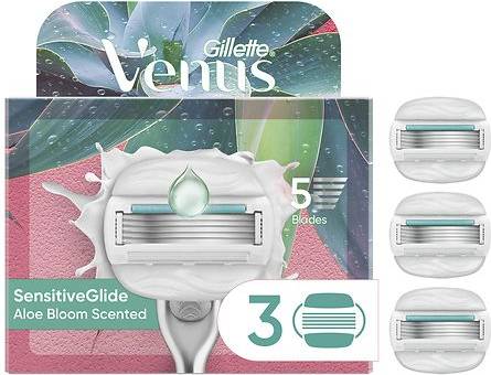 Gillette venus razor Gillette Venus Sensitive Glide Razor Refill Cartridges