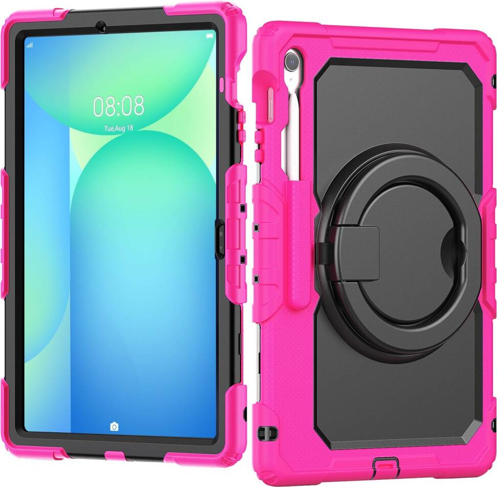 13.1 Inch Rugged Shockproof Case 360 Rotating Stand Strap