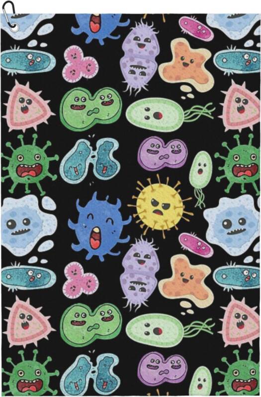WHIBOS Ecoli MicroBiology Seamless Pattern Pack Poster
